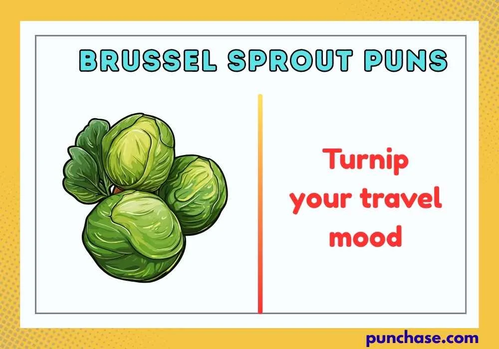 Travel-Friendly Brussel Sprout Puns