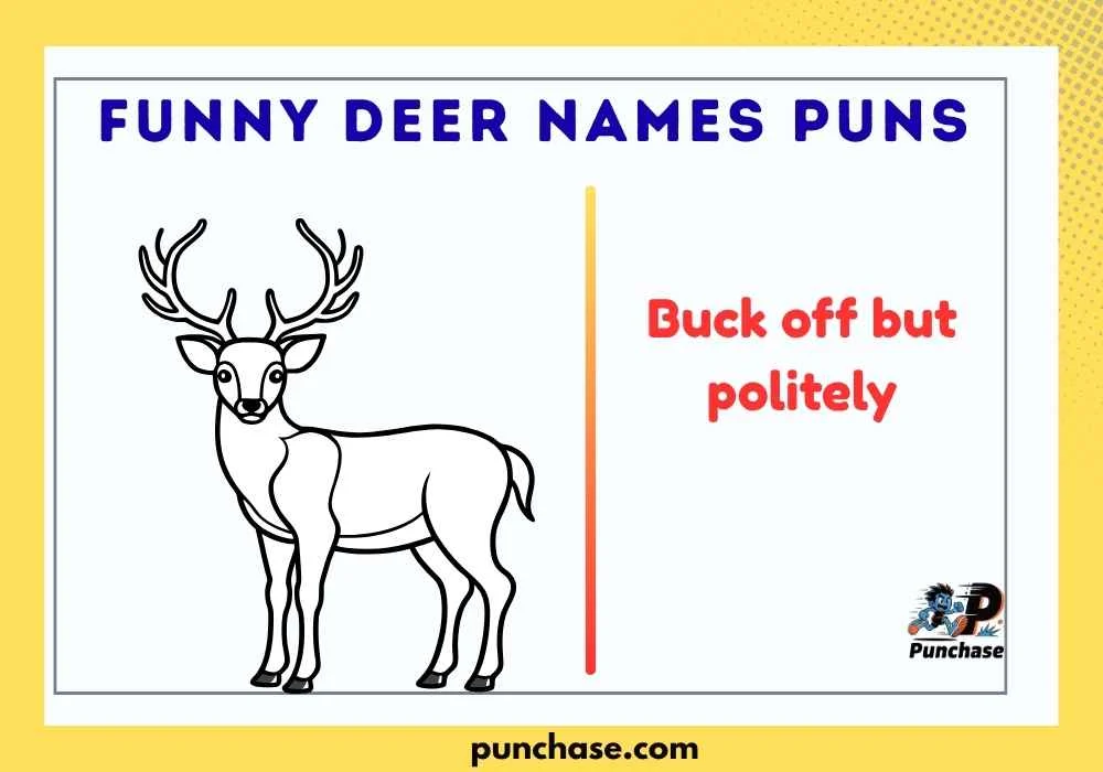 Funny Deer Names Puns