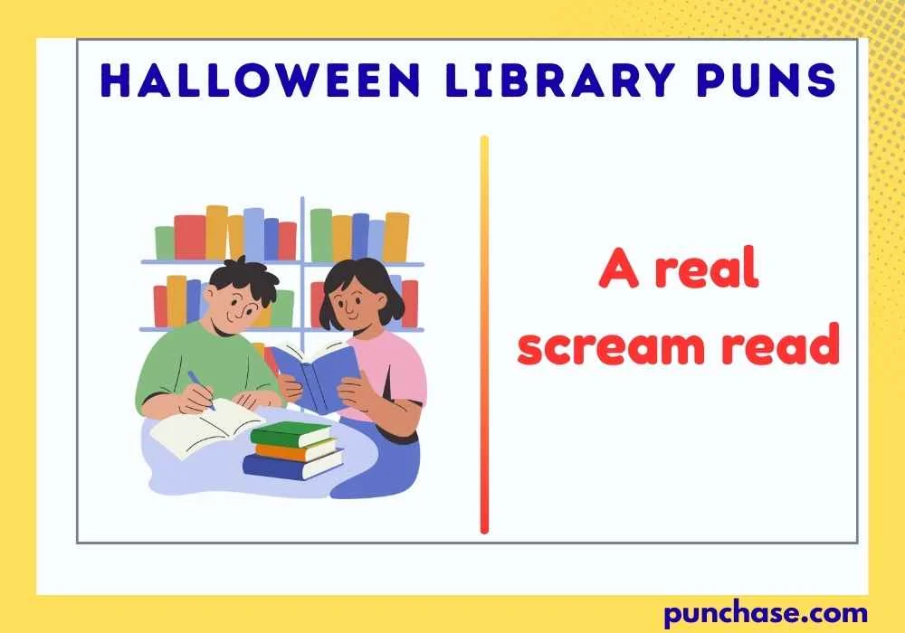 halloween library puns