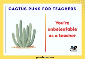 Cactus Puns for Teachers