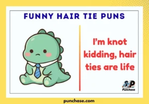 Funny Hair Tie Puns