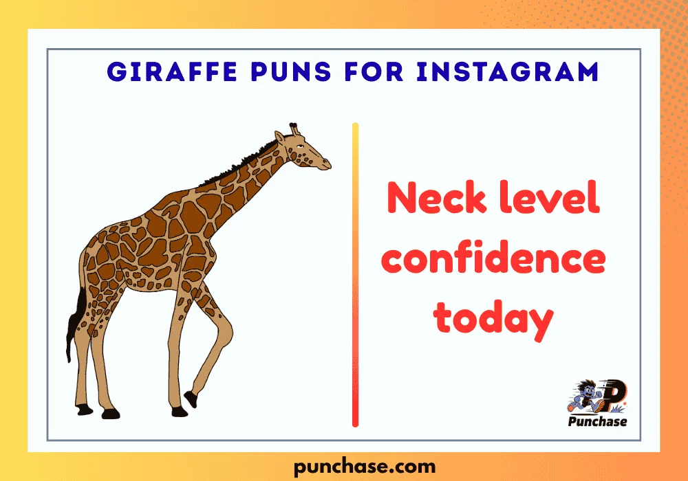 Giraffe Puns for Instagram