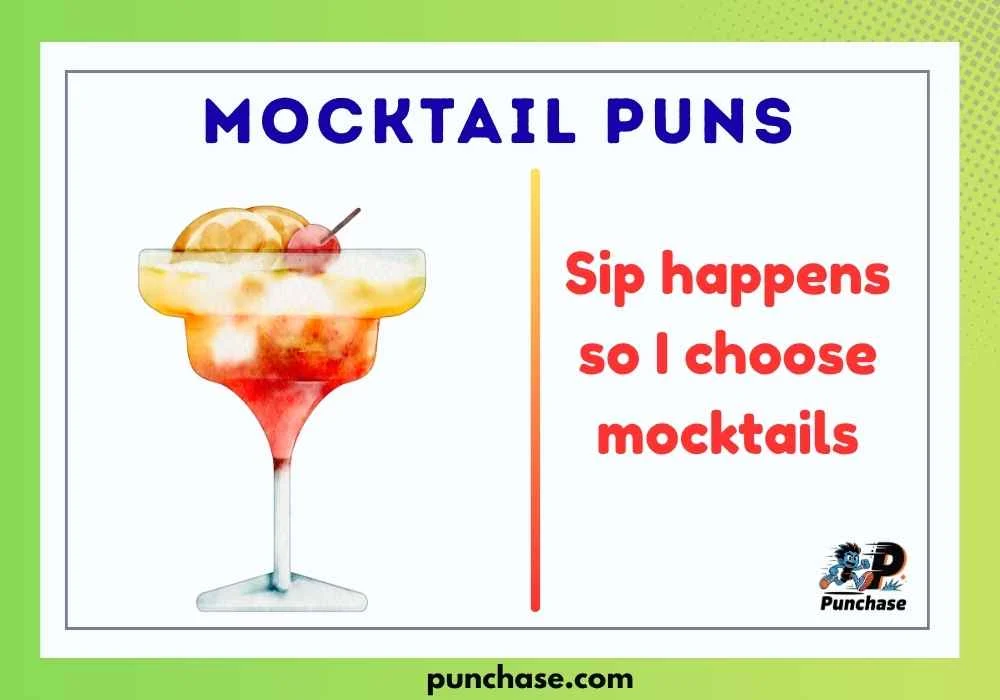 Mocktail Puns