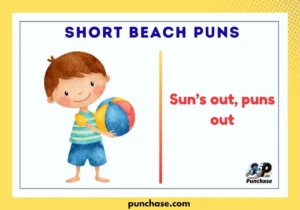 Short Beach Puns