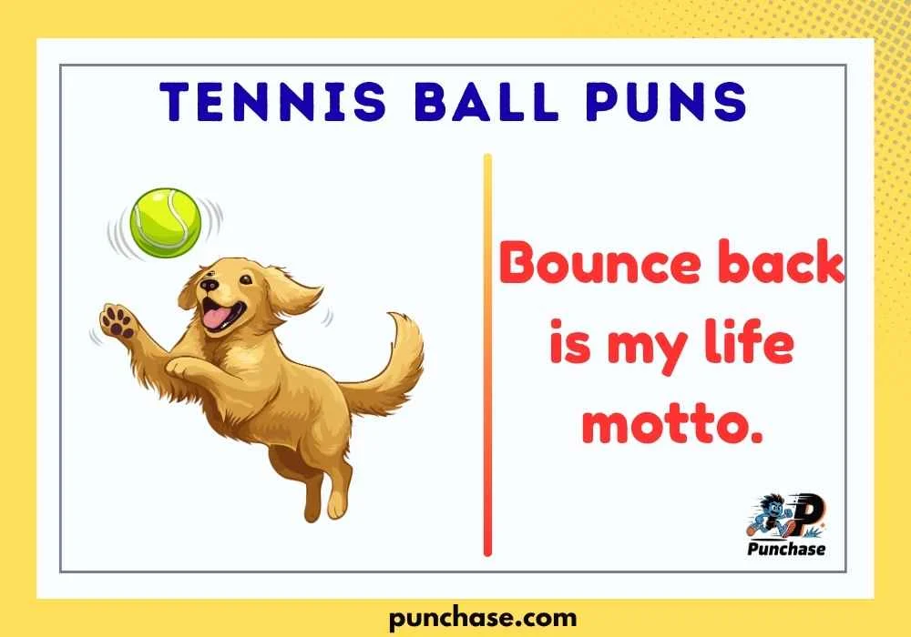 Tennis Ball Puns