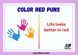 Color Red Puns