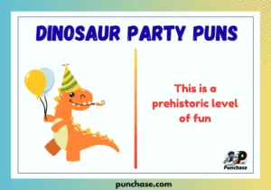 dinosaur party puns