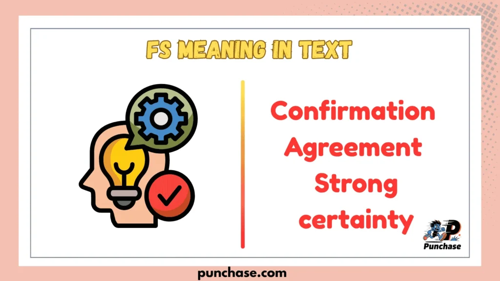 FS Meaning in Text