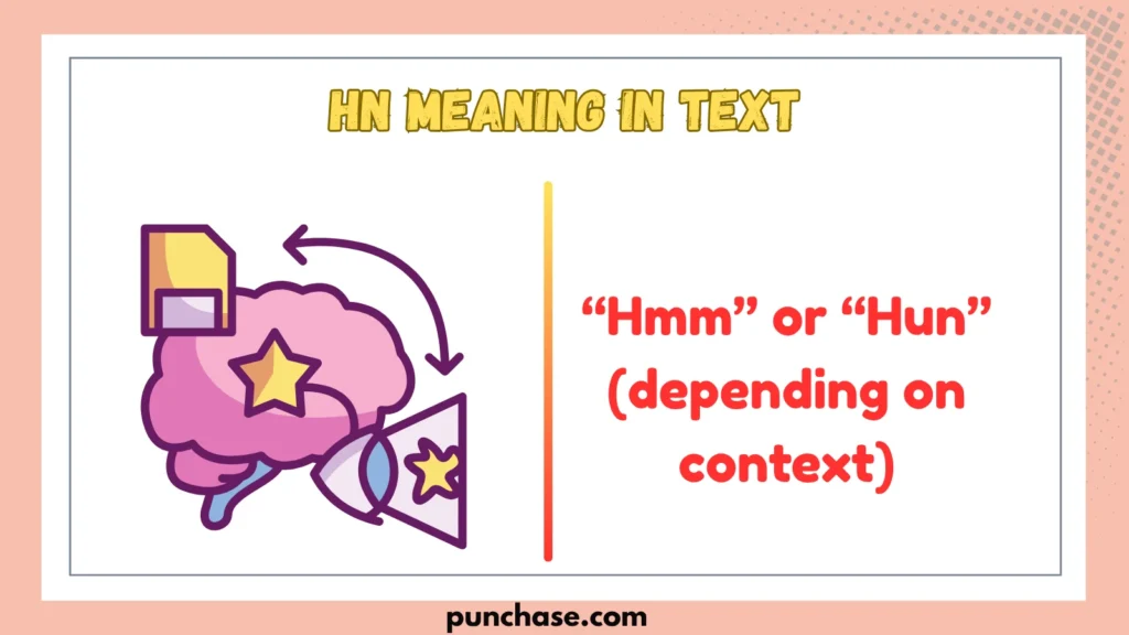 HN Meaning in Text