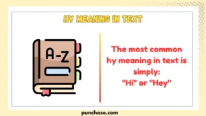 HY Meaning in Text
