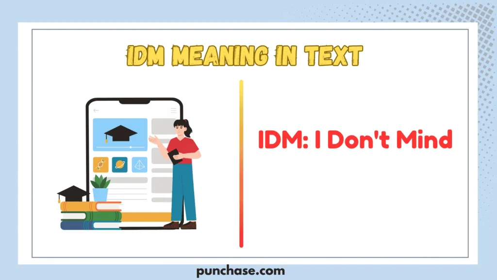 IDM Meaning in Text
