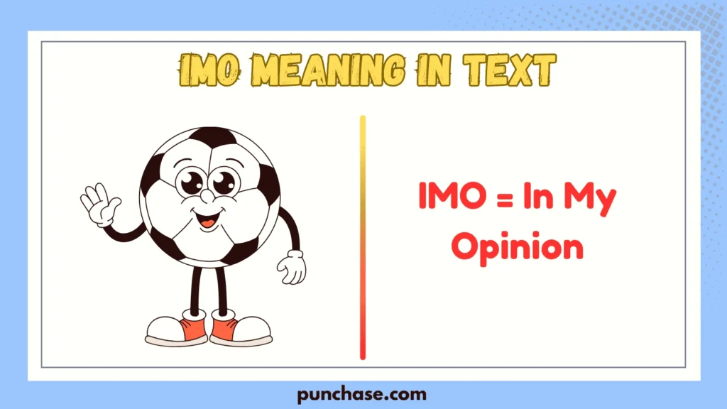imo meaning in text
