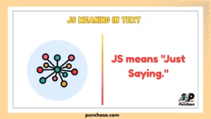 JS Meaning in Text
