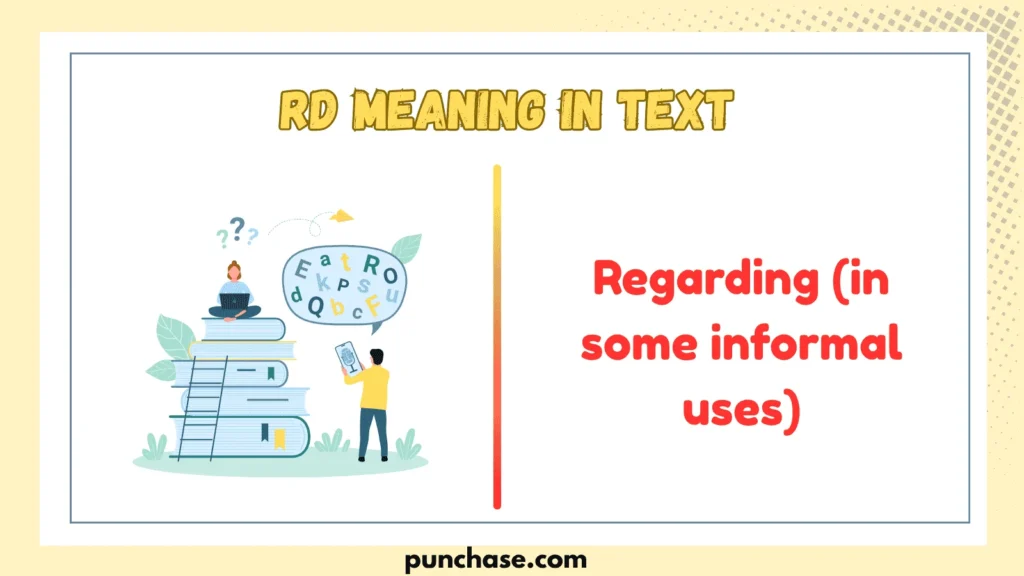 rd meaning in text