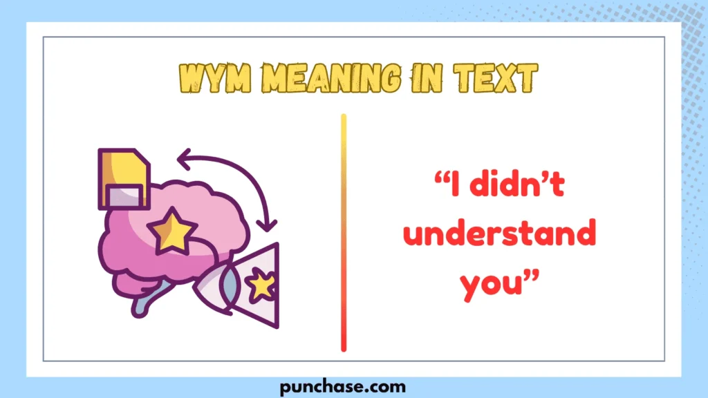 WYM Meaning in Text